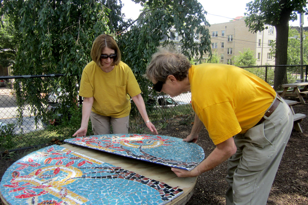 Mosaic installation