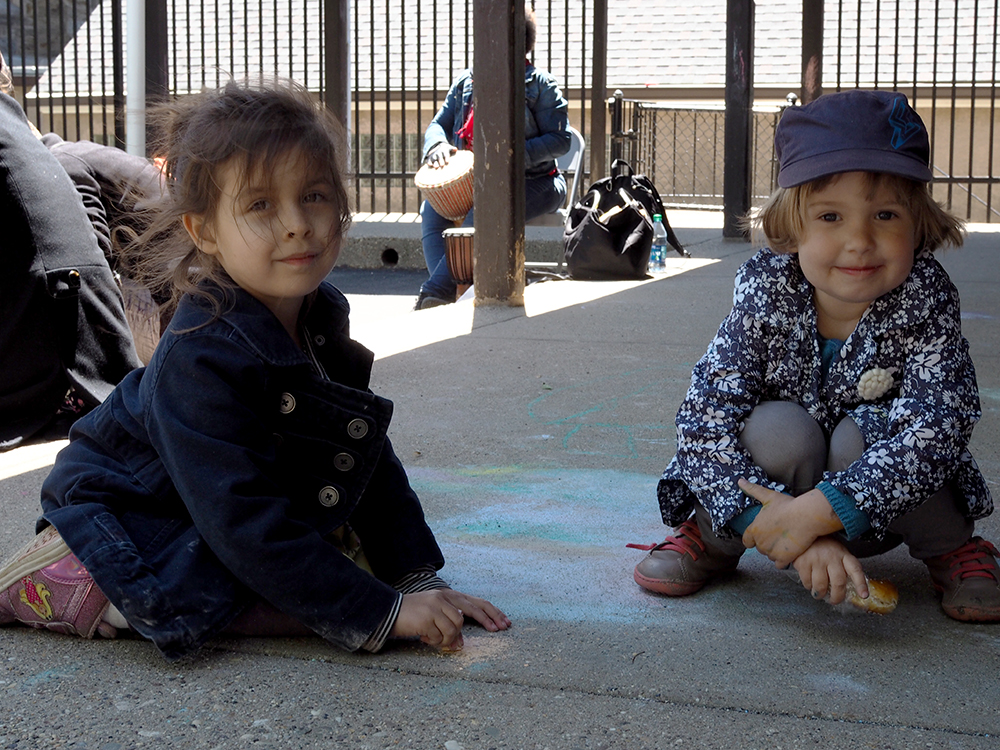 PIC's Day of Play chalk art