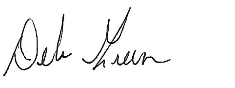 Deb Green signature