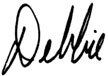 Debbie signature