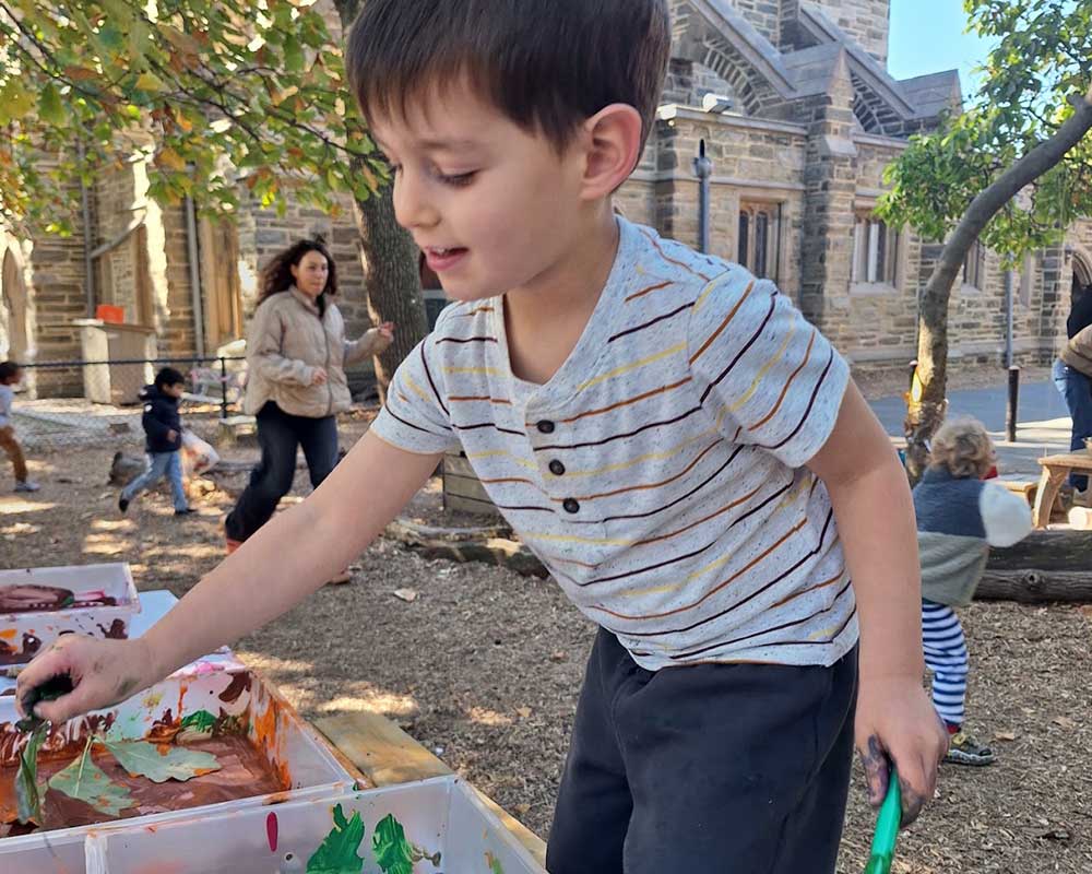 Fall Family Fest leaves