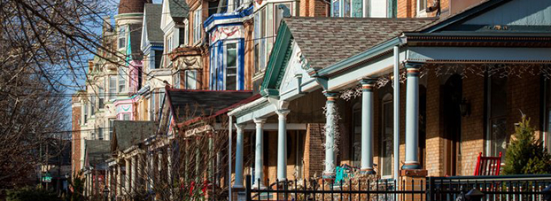 Philadelphia row homes