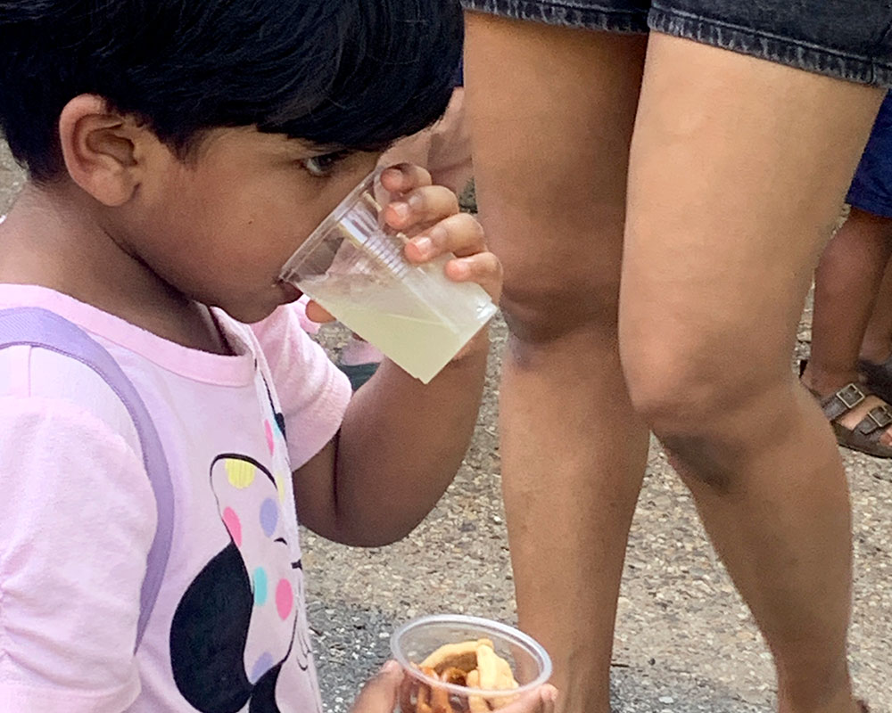 Lemonade Lull 2025. Drinking lemonade.