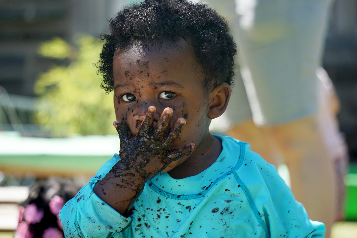 Mud Play on the Tot Lot