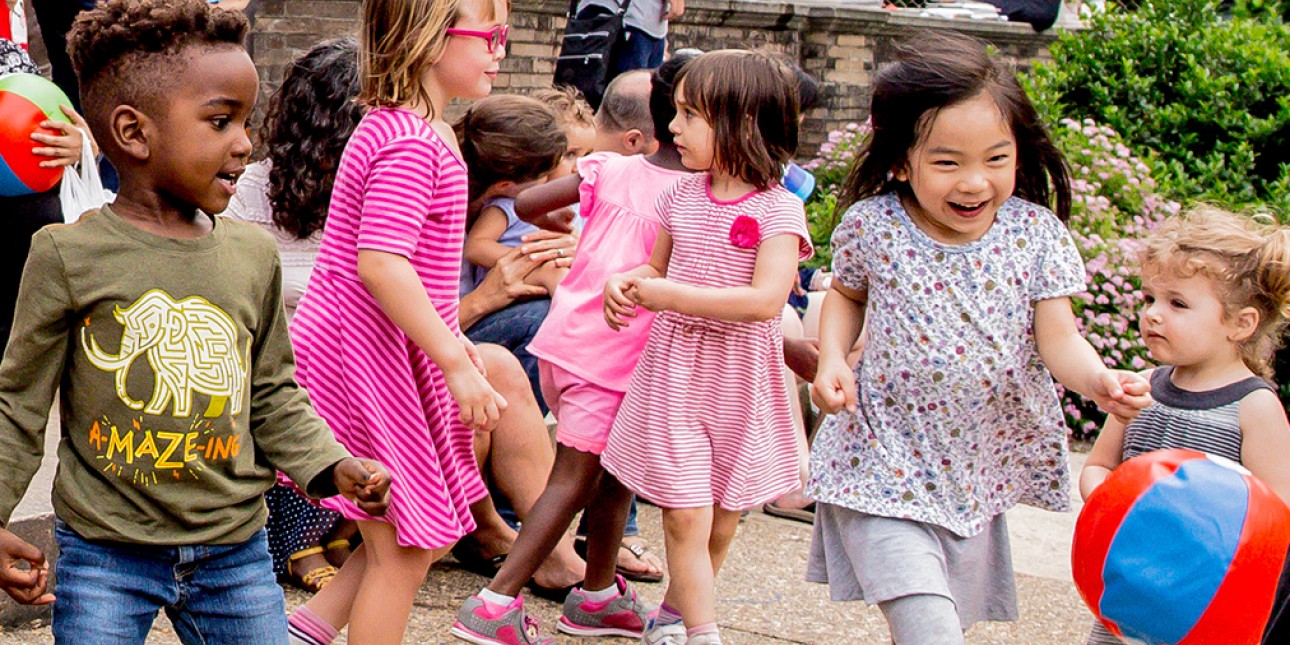 Kids at PIC playground picnic 2018