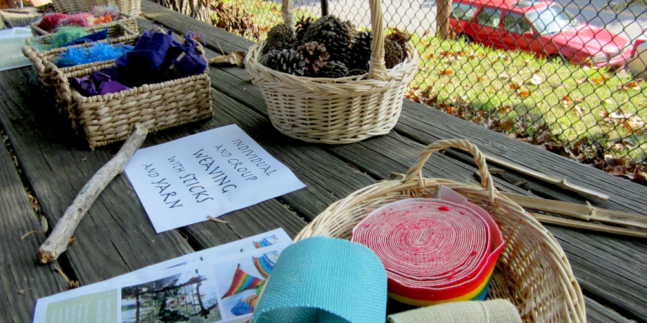 Natural materials for activities
