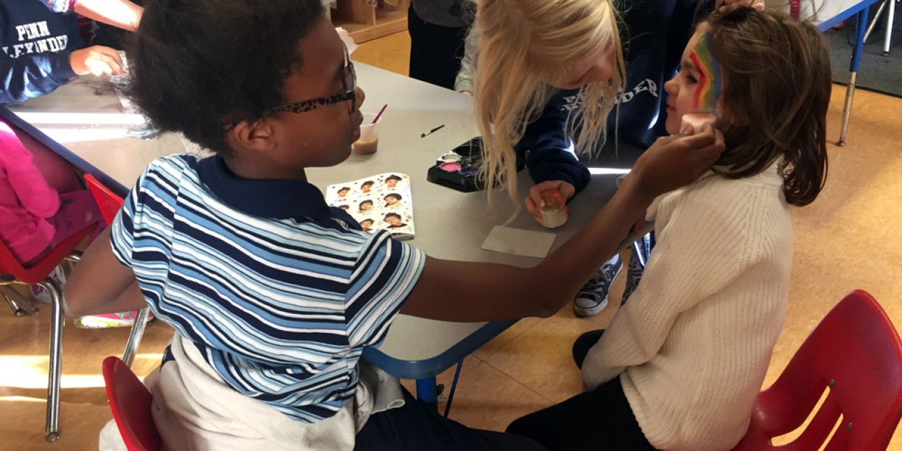 School-Agers facepainting