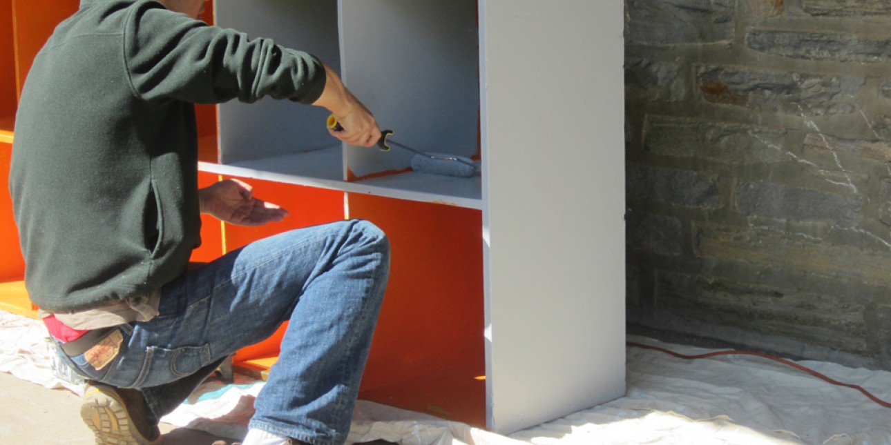 Priming cubbies for PIC After School program