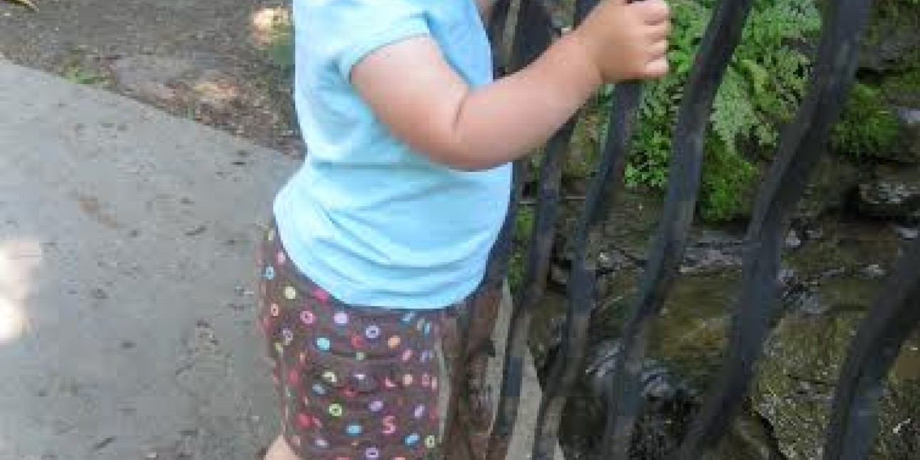 PIC Toddler at the Bio Pond