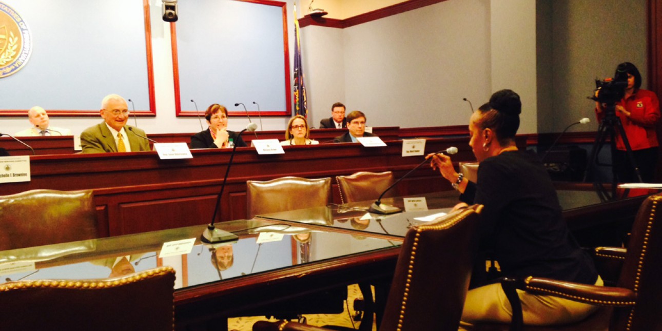 Keena Hicks testifies in Harrisburg