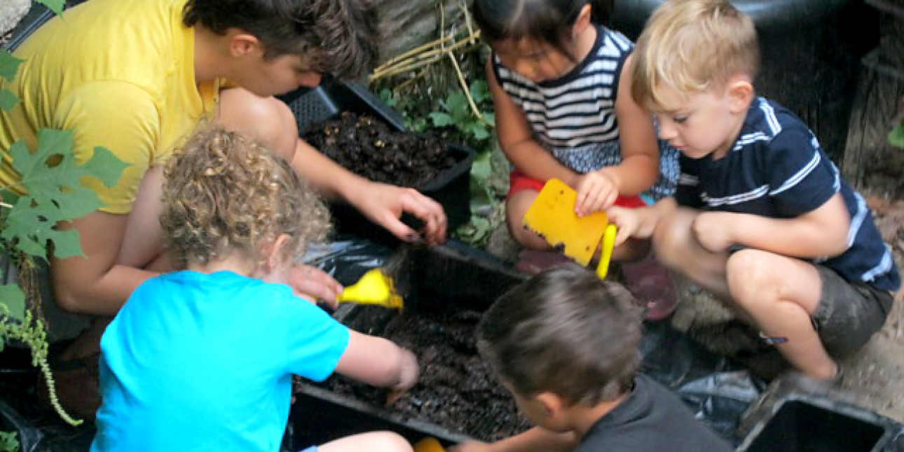 Roadrunners create compost with worm bins