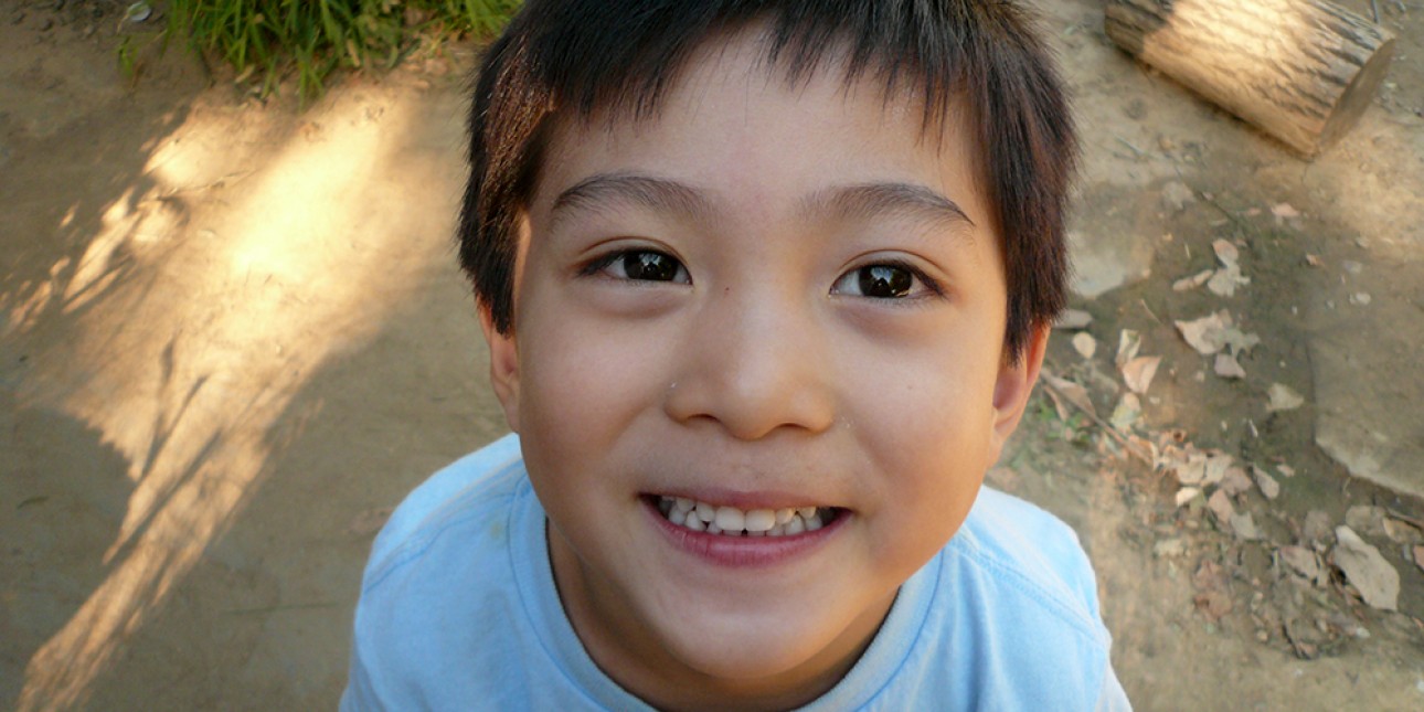 preschooler outside at PIC