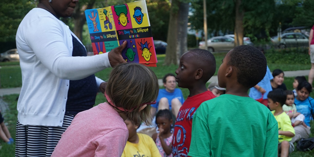 Storytime in the Park gets started