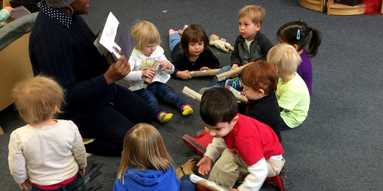 Small group work in the Rainbows