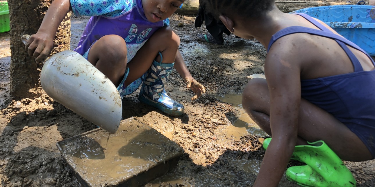 Digging on Mud Day 2018 at PIC