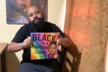 Manny Harris reads Black is a Rainbow Color